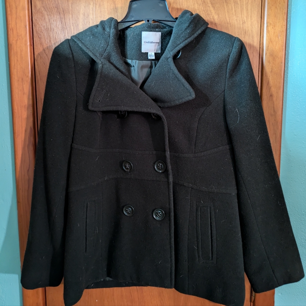 Croft and Barrow Women's Peacoat Size L
